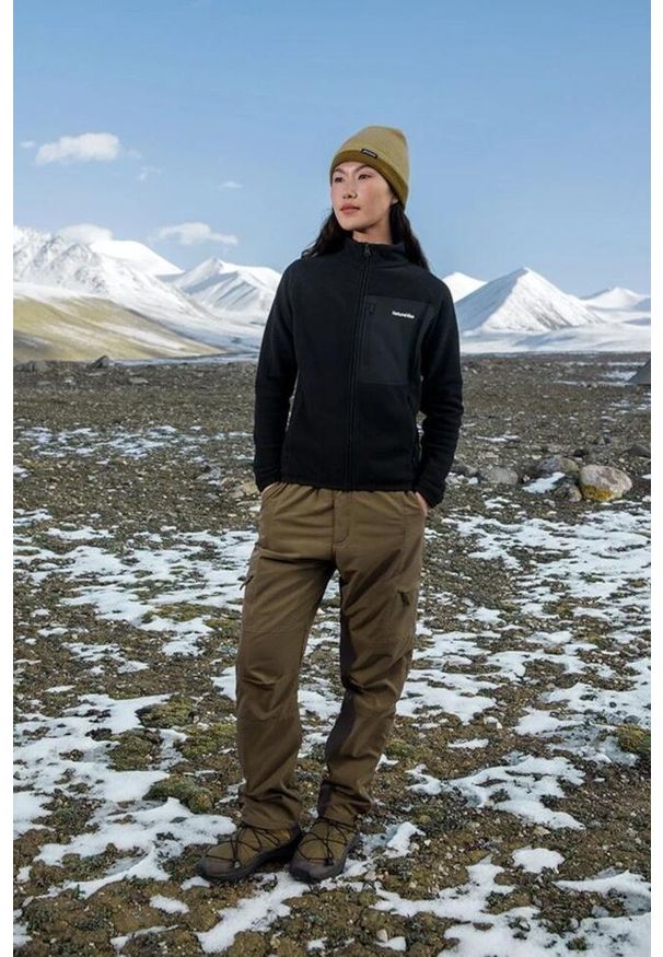 Bluza trekkingowa damska Naturehike Fleece with Pockets CYY2441FS067 s. Kolor: czarny