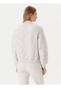 Guess Kurtka bomber W5YL08 WHDK2 Écru Regular Fit. Kolor: kremowy. Materiał: syntetyk #6