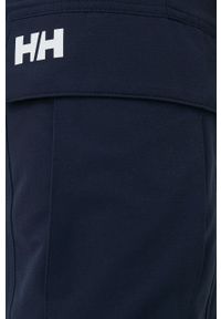 Helly Hansen spodnie outdoorowe męskie kolor granatowy. Kolor: niebieski. Materiał: tkanina, materiał #2