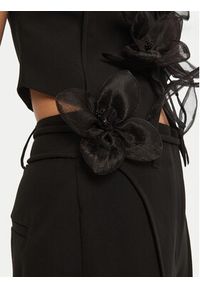 ROTATE Spodnie materiałowe 113592 Czarny Regular Fit. Kolor: czarny. Materiał: syntetyk #2