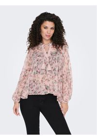 only - ONLY Bluzka Aida 15283695 Różowy Loose Fit. Kolor: różowy. Materiał: syntetyk #1