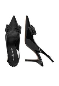 Eva Minge Czółenka ANEMONE-V1892-56-1 Czarny. Kolor: czarny. Materiał: skóra, lakier #4