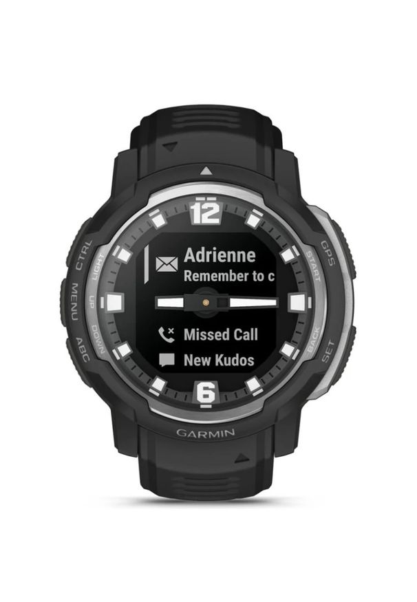GARMIN - Garmin Instinct Crossover Standard Czarny. Kolor: czarny
