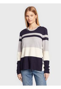 Olsen Sweter Comfy Code 11003860 Granatowy Regular Fit. Kolor: niebieski. Materiał: wiskoza #1