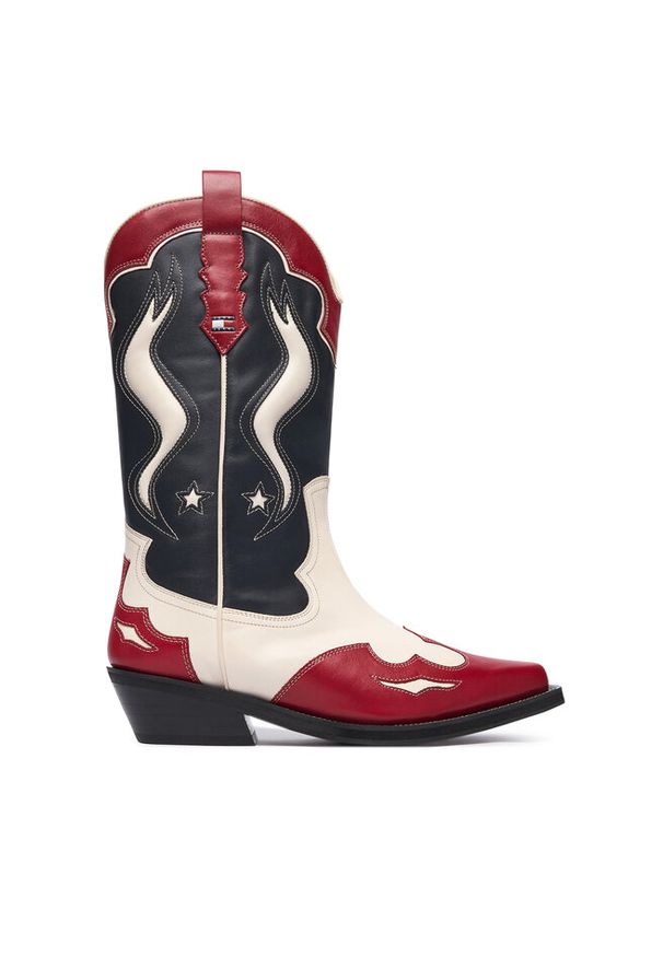 TOMMY HILFIGER - Kowbojki Tommy Hilfiger. Wzór: kolorowy