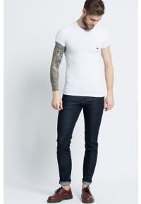 Emporio Armani Underwear - T-shirt. Okazja: na co dzień. Kolor: biały. Materiał: dzianina. Wzór: gładki. Styl: casual