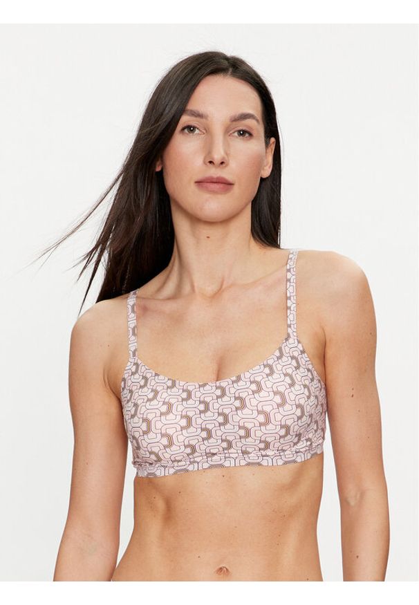 Chantelle Biustonosz top Soft Stretch C11D20 Beżowy. Kolor: beżowy. Materiał: syntetyk