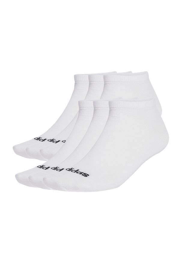 Adidas - Skarpety Linear Crew Socks Cushioned 6 Pair Pack. Kolor: czarny, wielokolorowy, biały. Sport: fitness