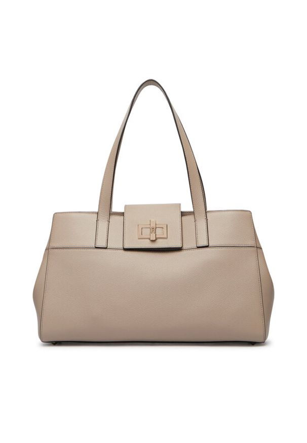 Furla Torebka Amelia L Tote WB01980 BX4546 CN 4892S Beżowy. Kolor: beżowy. Materiał: skórzane