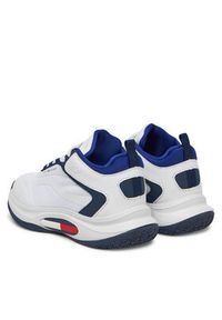 TOMMY HILFIGER - Tommy Hilfiger Sneakersy Low Cut Lace-Up T3B9-33884-1695 Biały. Kolor: biały. Materiał: materiał
