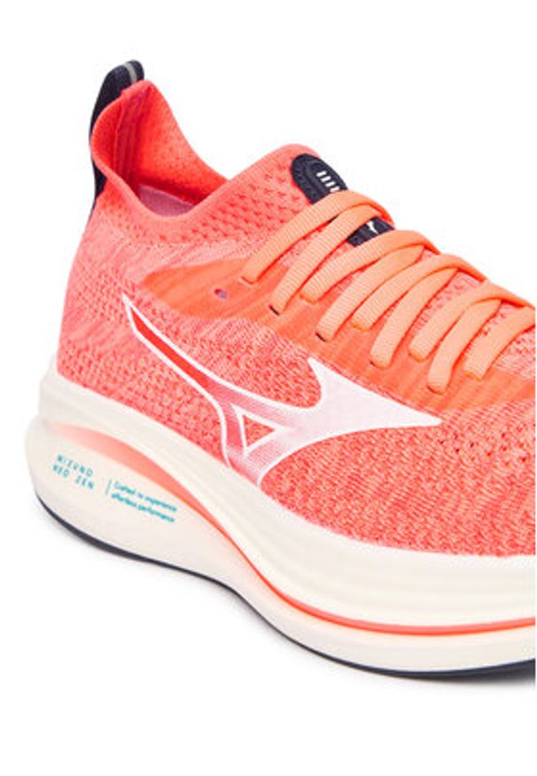 Mizuno Buty do biegania Neo Zen J1GD2586 Koralowy. Kolor: pomarańczowy. Materiał: materiał