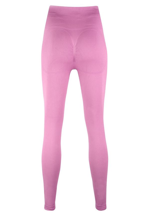 BESHAPED - Legginsy fitness damskie Beshaped Shape Up modelujące. Kolor: różowy. Materiał: nylon. Sport: fitness