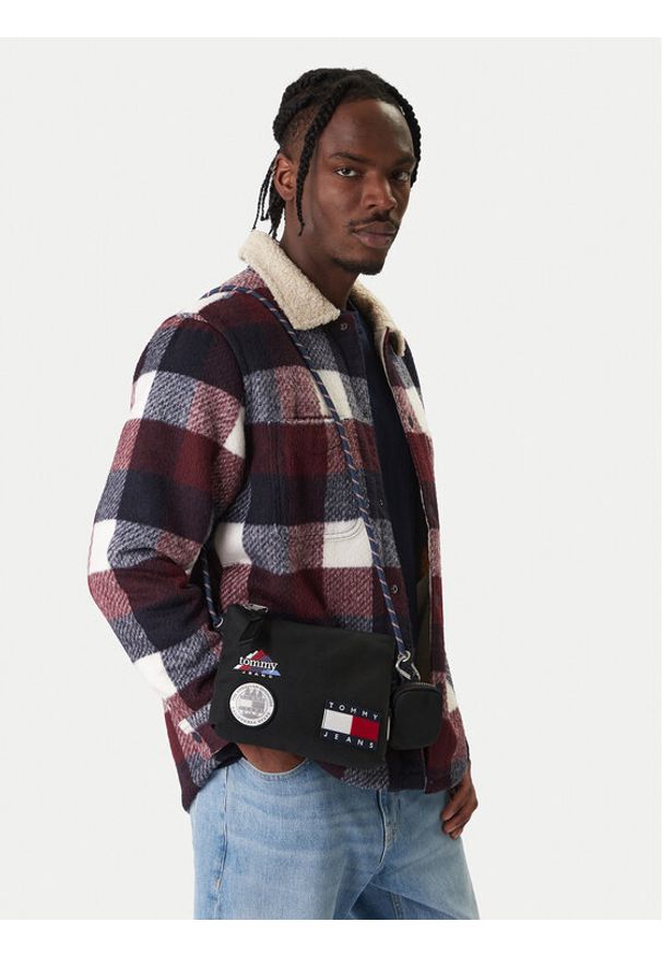 Tommy Jeans Saszetka Tjm Archive Trek Sacoche AM0AM14057 Czarny. Kolor: czarny. Materiał: materiał