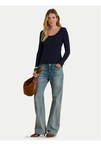 Lauren Ralph Lauren - LAUREN RALPH LAUREN Bluzka 200980145002 Granatowy Slim Fit. Kolor: niebieski #2