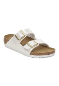 Klapki dla dzieci Birkenstock Arizona Kids Bs. Kolor: biały. Materiał: materiał, syntetyk