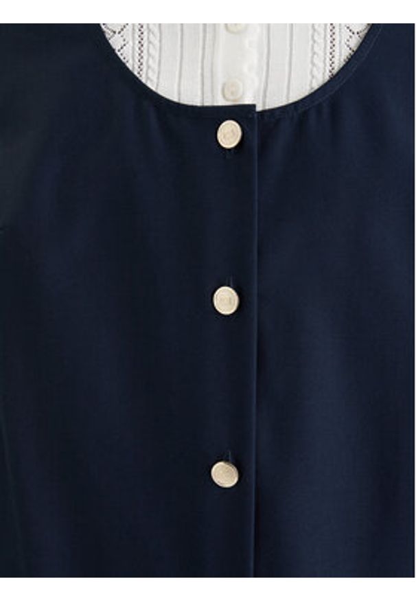 Tommy Jeans Sukienka codzienna DW0DW22759 Granatowy Regular Fit. Okazja: na co dzień. Kolor: niebieski. Materiał: syntetyk. Typ sukienki: proste. Styl: casual