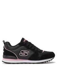 skechers - Skechers Sneakersy Step N Fly 155287/BLK Czarny. Kolor: czarny. Materiał: zamsz, skóra