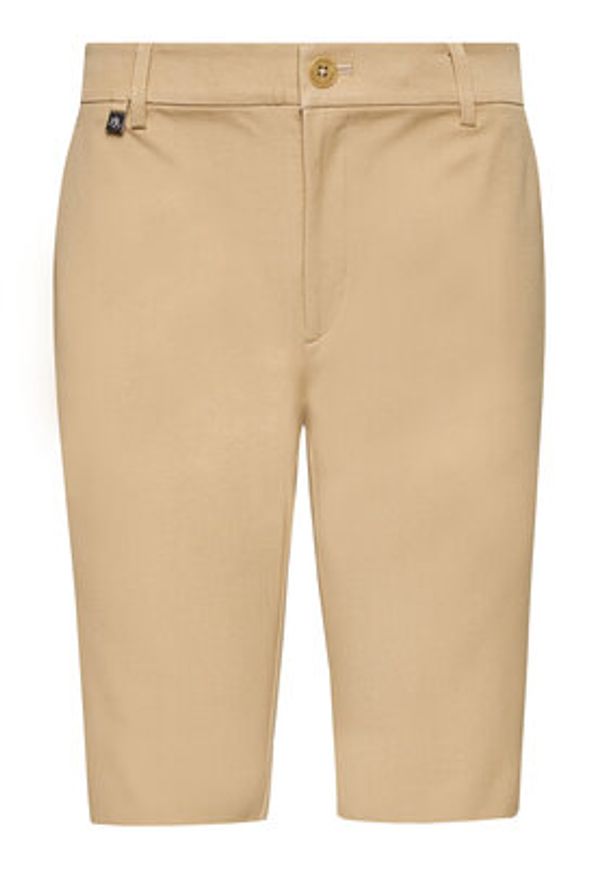 Lauren Ralph Lauren Szorty materiałowe 200661653009 Beżowy Regular Fit. Kolor: beżowy. Materiał: bawełna