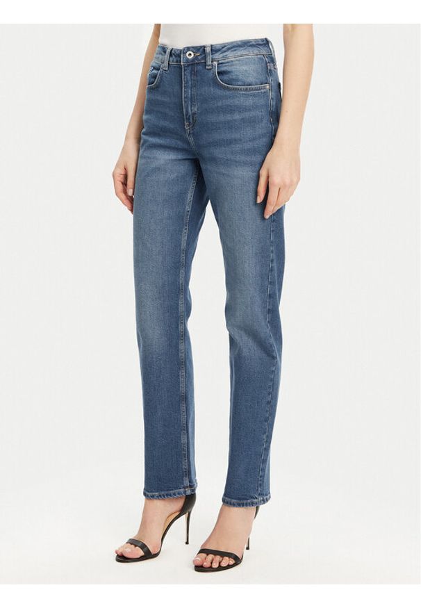 Karl Lagerfeld Jeans Jeansy A1W10028 Niebieski Straight Fit. Kolor: niebieski