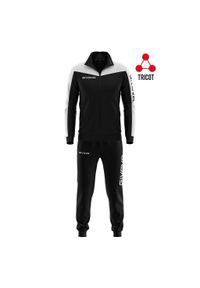 Dres Givova Roma. Kolor: czarny, biały, wielokolorowy. Materiał: dresówka. Sport: piłka nożna