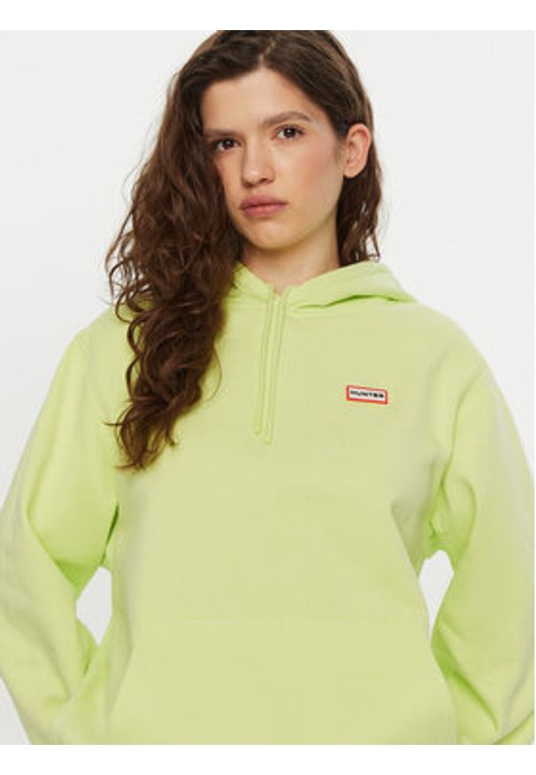 Hunter Bluza HARU0008242 Zielony Regular Fit. Kolor: zielony. Materiał: bawełna