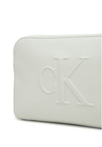 Calvin Klein Jeans Torebka Sculpted Ew Camera Bag20 LV04K3036G Szary. Kolor: szary. Materiał: skórzane