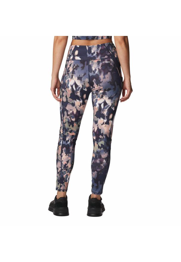 columbia - Legginsy Turystyczne Damskie Columbia Boundless Trek Legging. Kolor: niebieski, wielokolorowy. Materiał: tkanina