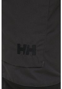 Helly Hansen spodnie outdoorowe Vandre męskie kolor czarny. Kolor: szary. Materiał: materiał, włókno, bawełna, softshell, poliester