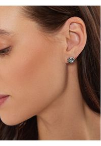 Guess Kolczyki JUBE04 595JW Srebrny. Materiał: metalowe. Kolor: srebrny