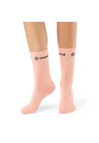 MOONHOLI - Skarpetki do jogi Moonholi Ideal Grip z naturalnej bawełny. Kolor: pomarańczowy. Materiał: bawełna. Sport: joga i pilates