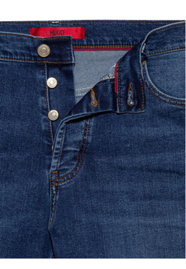 BOSS - Boss Jeansy 50437775 Niebieski Tapered Fit. Kolor: niebieski