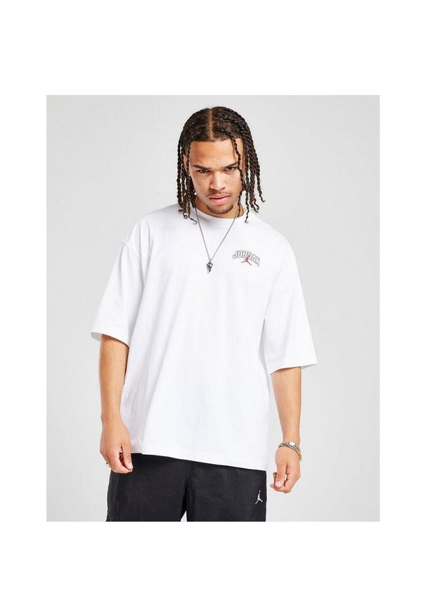 Koszulka męska Air Jordan Brooklyn Arch Logo T-shirt Biała - II2344-100. Kolor: biały. Sport: koszykówka