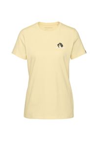 Koszulka bawełniana damska Mammut Massone T-Shirt Hold. Kolor: brązowy. Materiał: bawełna