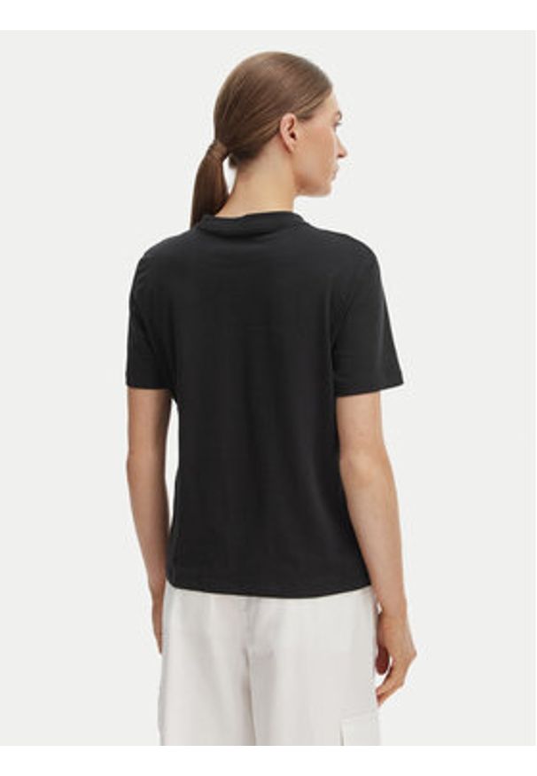 Calvin Klein Jeans T-Shirt Classic LV047C811G Czarny Regular Fit. Kolor: czarny. Materiał: bawełna