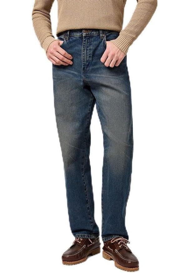 Wrangler - MESKIE SPODNIE WRANGLER FRONTIER SUNLIGHT INDIGO 112364422