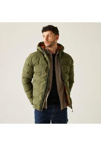 Regatta - Kurtka męska zimowa Altoro Thermal wodoodporna. Kolor: zielony. Materiał: materiał, puch. Sezon: zima. Sport: turystyka piesza #1
