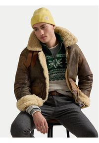 Polo Ralph Lauren Sweter 710952261001 Zielony Regular Fit. Typ kołnierza: polo. Kolor: zielony. Materiał: syntetyk #2