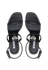 Karl Lagerfeld - KARL LAGERFELD Sandały Belvia KL32914 Czarny. Kolor: czarny. Materiał: skóra