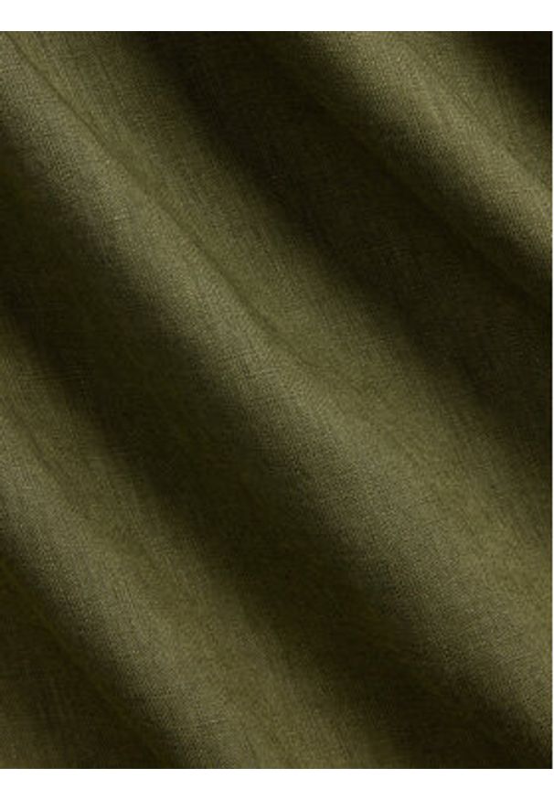 Polo Ralph Lauren Koszula 710968925003 Khaki Slim Fit. Typ kołnierza: polo. Kolor: brązowy. Materiał: len