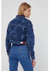 Tommy Jeans Kurtka jeansowa DW0DW12005.PPYY damska kolor granatowy przejściowa. Okazja: na co dzień. Kolor: niebieski. Materiał: bawełna. Styl: casual #6