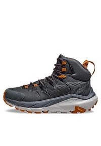 HOKA - Hoka Trekkingi Kaha 2 Gtx GORE-TEX 1123155 Granatowy. Kolor: szary. Materiał: nubuk, skóra. Technologia: Gore-Tex. Sport: turystyka piesza #6