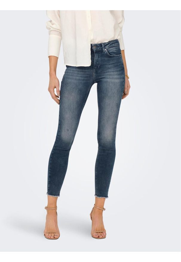 only - ONLY Jeansy 15216970 Niebieski Skinny Fit. Kolor: niebieski