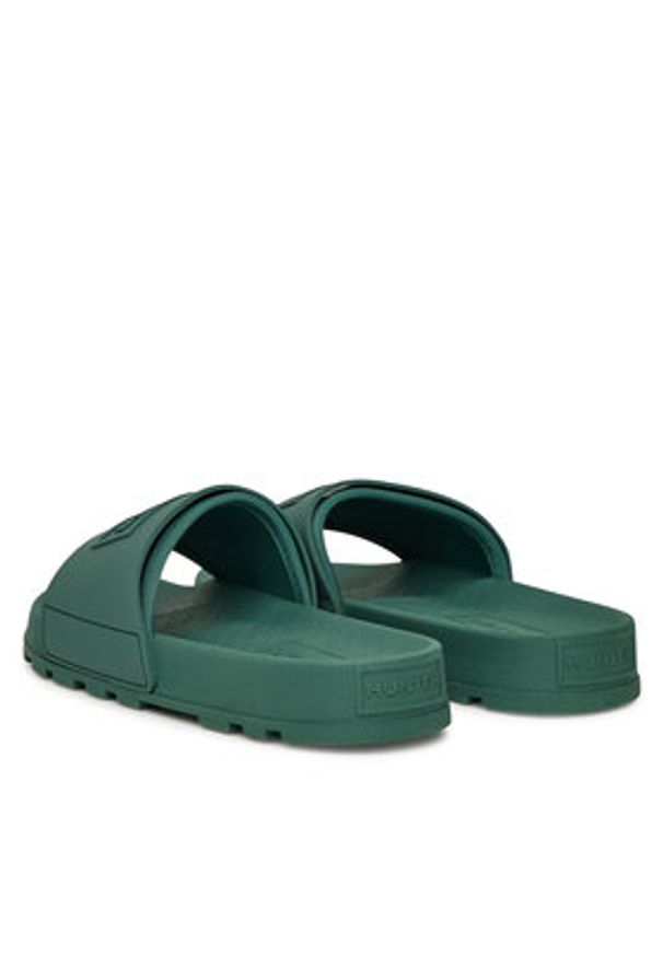Hunter Klapki HFRU0006251 Zielony. Kolor: zielony. Materiał: syntetyk