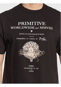 Primitive T-Shirt P12683 Czarny Regular Fit. Kolor: czarny. Materiał: bawełna #5