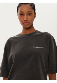 Filling Pieces T-Shirt Unisex 7441378 Czarny Boxy Fit. Kolor: czarny. Materiał: bawełna