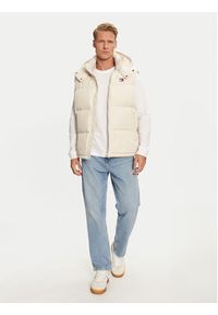 Tommy Jeans Bezrękawnik Alaska DM0DM19538 Beżowy Regular Fit. Kolor: beżowy. Materiał: syntetyk. Długość rękawa: bez rękawów #3