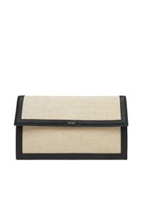 BOSS Duży Portfel Damski Alyce Flat Pouch CV 50542077 Beżowy. Kolor: beżowy. Materiał: materiał