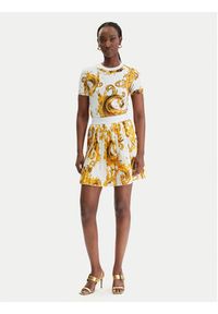 Versace Jeans Couture Spódnica mini 80HAE820 NS834 Biały Regular Fit. Kolor: biały. Materiał: syntetyk #3