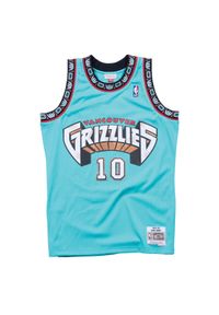 Mitchell & Ness - Koszulka NBA Vancouver Grizzlies Mike Bibby. Kolor: niebieski, wielokolorowy, zielony. Sport: koszykówka #1