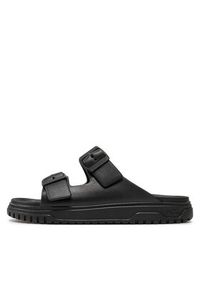 Armani Exchange Klapki XDP043 XV821 00002 Czarny. Kolor: czarny. Materiał: skóra #6